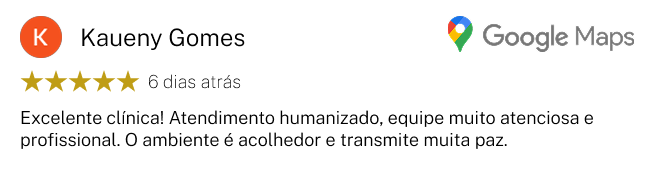Avaliações da empresa no google maps